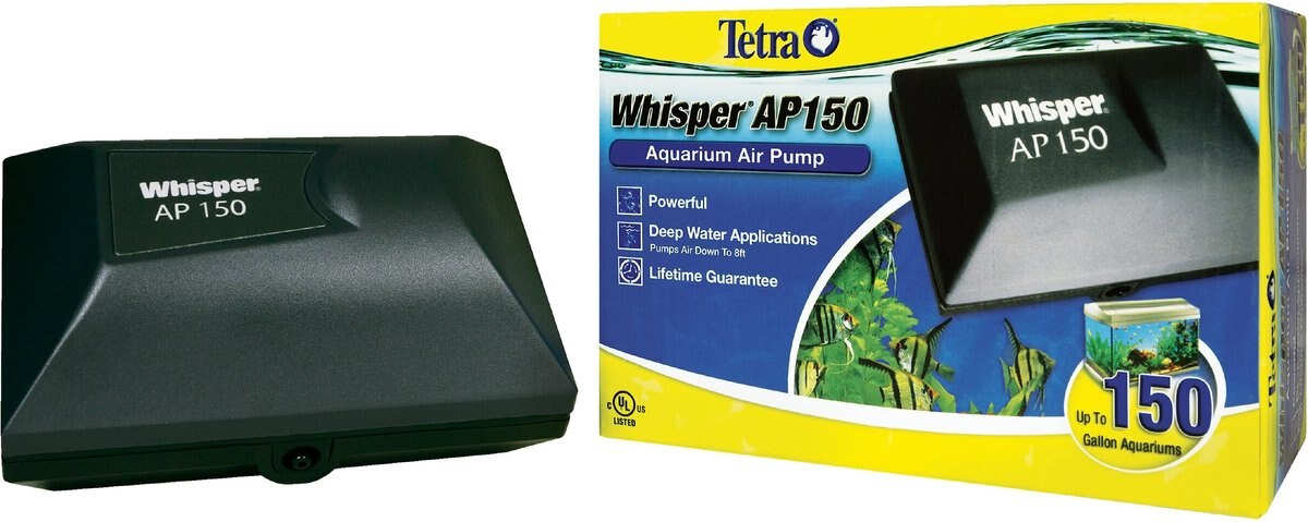 Tetra Whisper Air Pump for Deep Water Aquariums