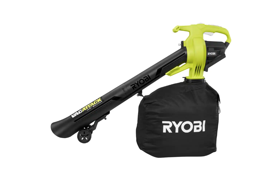 RYOBI RY40405BTL 40V Vac Attack Cordless Battery Leaf Vacuum/Mulcher (Tool Only)