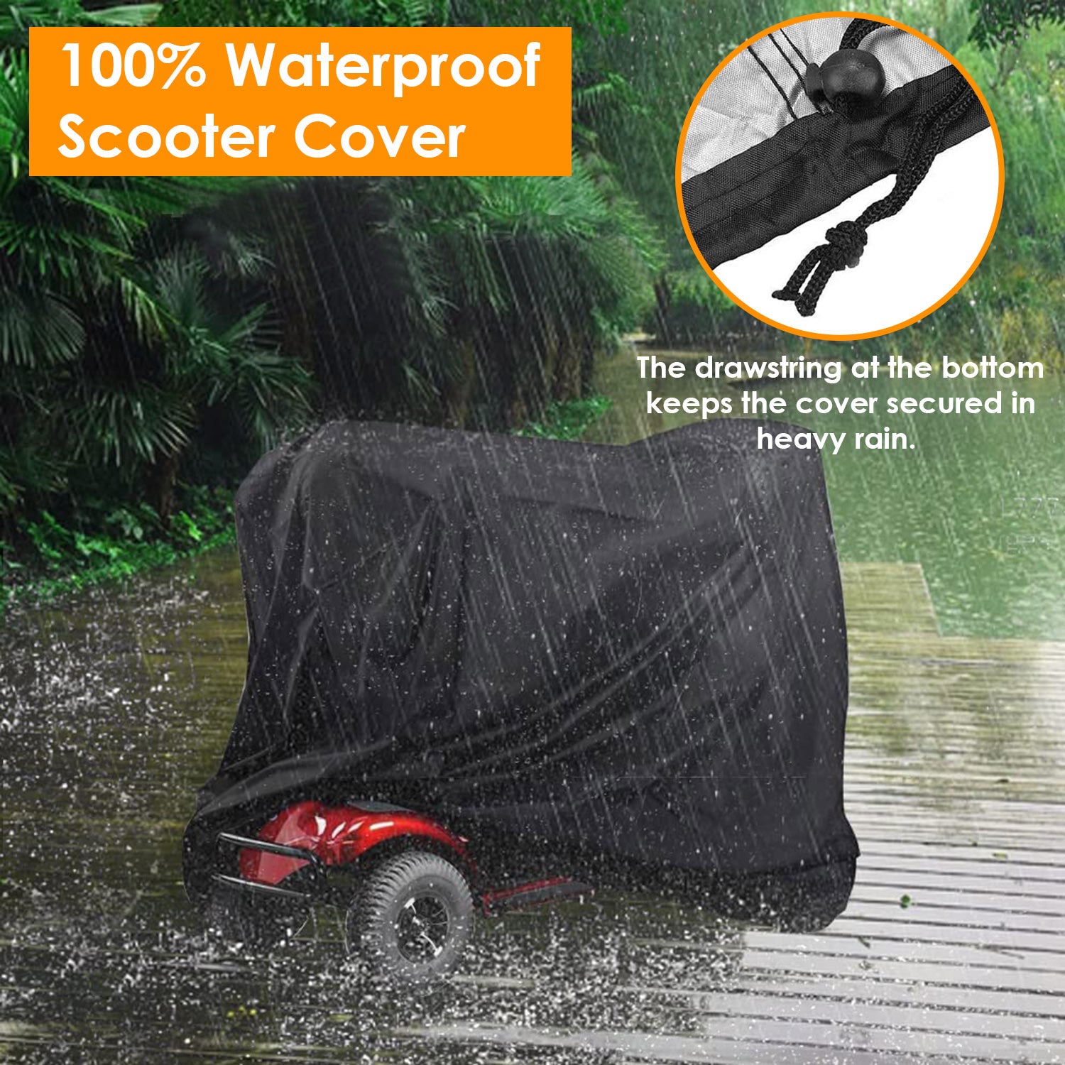 iMountek Mobility Scooter Cover Wheelchair Shelter Protector Motorcycle Protector