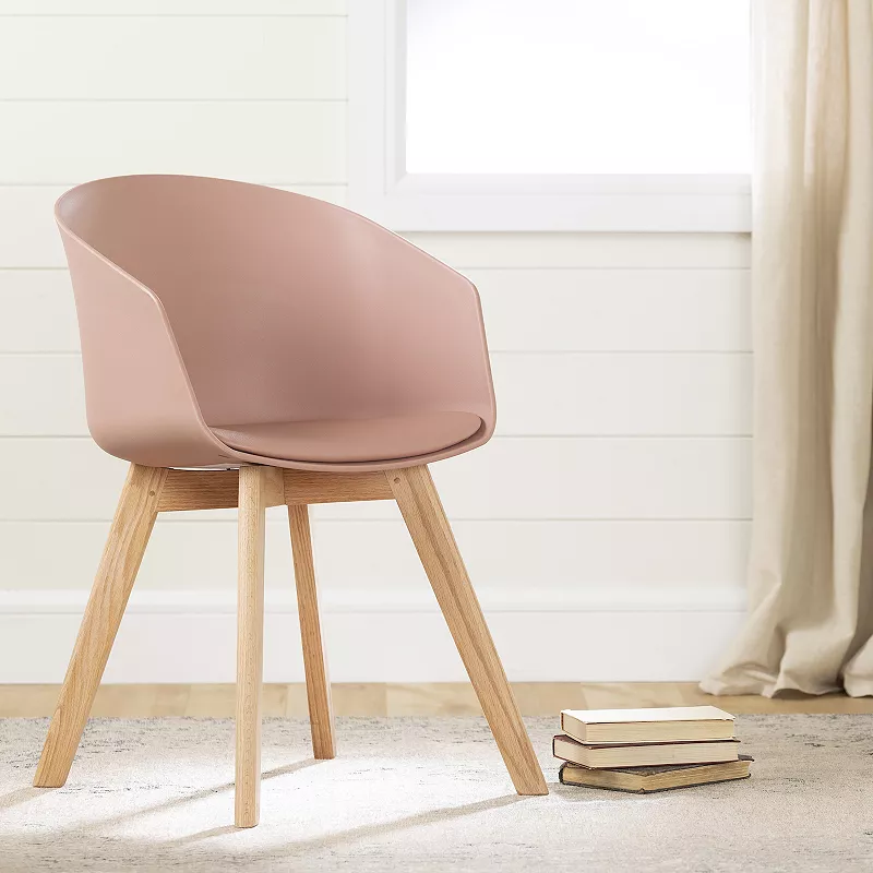 South Shore Flam Chair with Wooden Legs