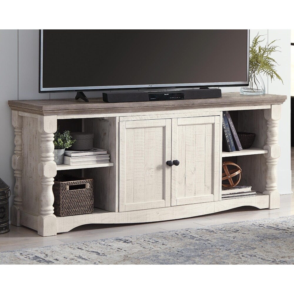 Signature Design by Ashley Cedar Hollow Two tone Extra Large TV Stand