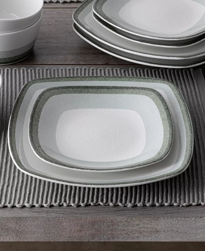 Noritake Colorscapes Layers 12 Piece Square Dinnerware Set