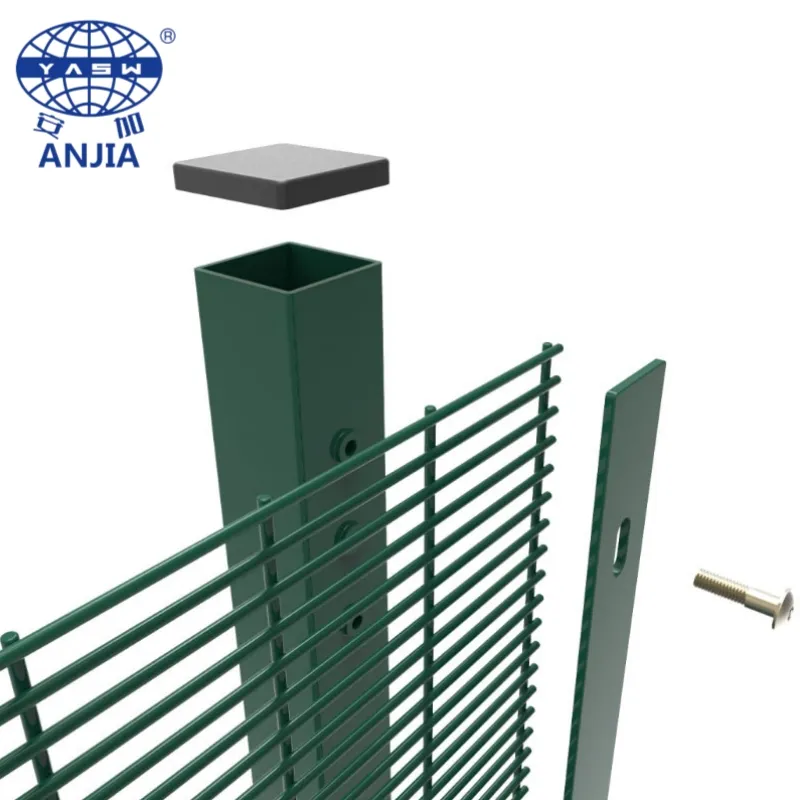 Factory direct supply good price 358 Security Fence Panel for Prison and Garden High security 358 Anti Climb Fence