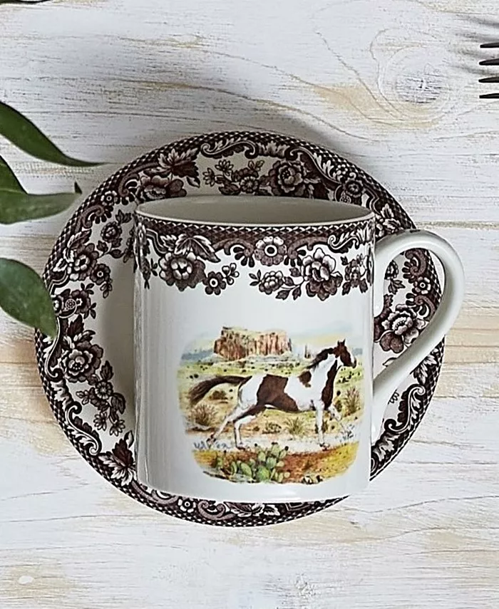 Spode Arabian Horse Mug Set of 4