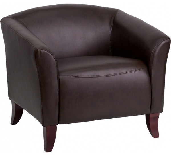 Flash Furniture Brown And Cherry Chair   Transitional   Armchairs And Accent Chairs   by XOMART  Houzz