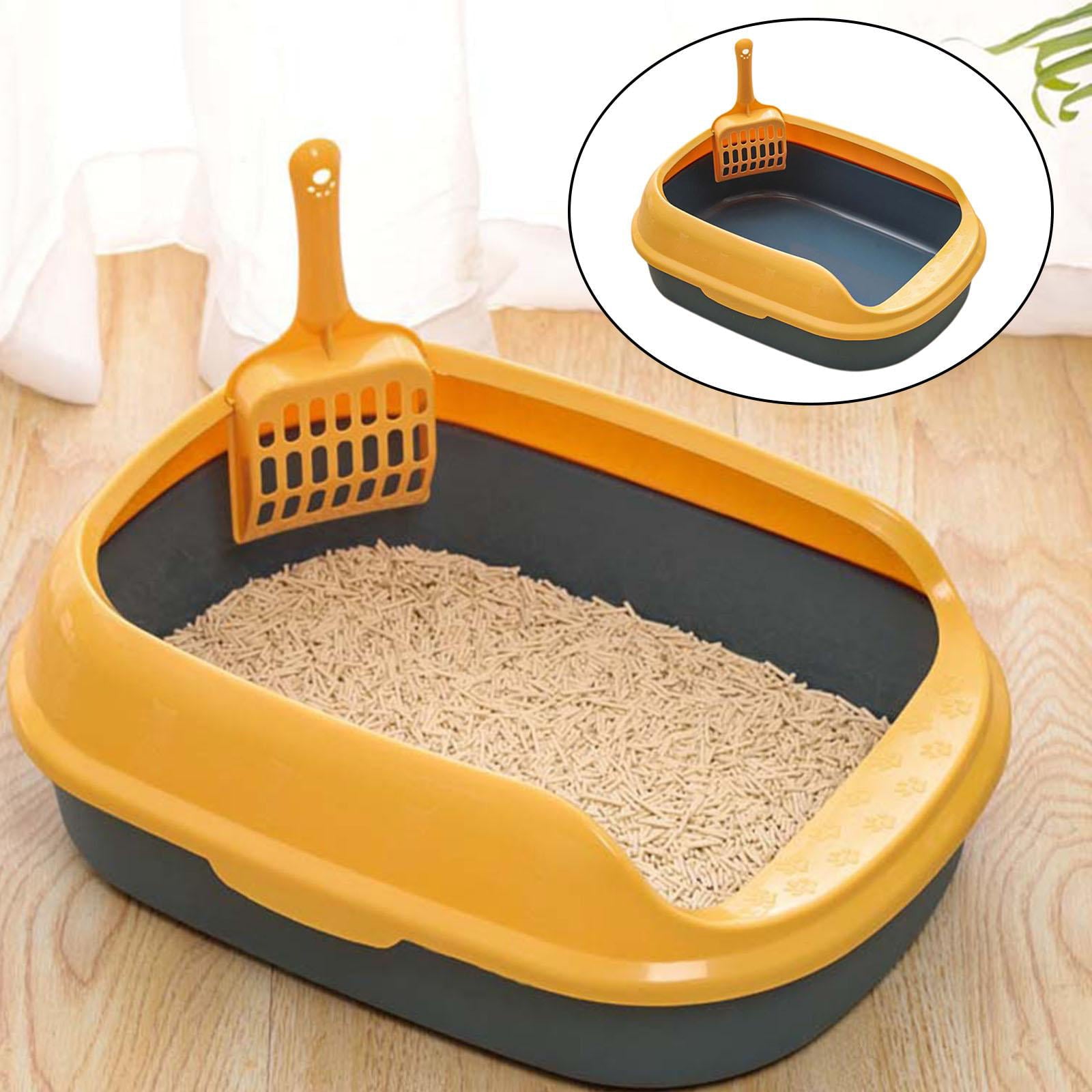 Cat Litter Box Pet Semi-Closed Litter Tray