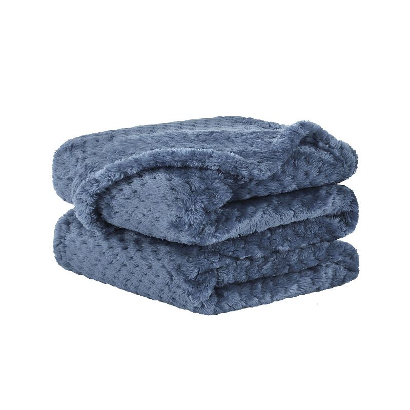 Luxury Fleece Bed Blanket Woven Mesh Pet 30x40