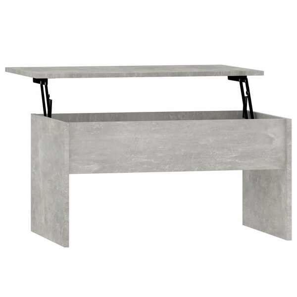 Coffee Table Concrete Gray 31.5