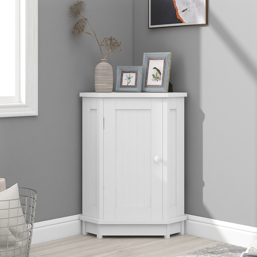 Bathroom Triangle Corner Storage Cabinet