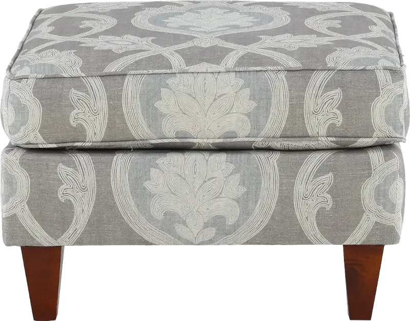 Ashford Gray Accent Ottoman