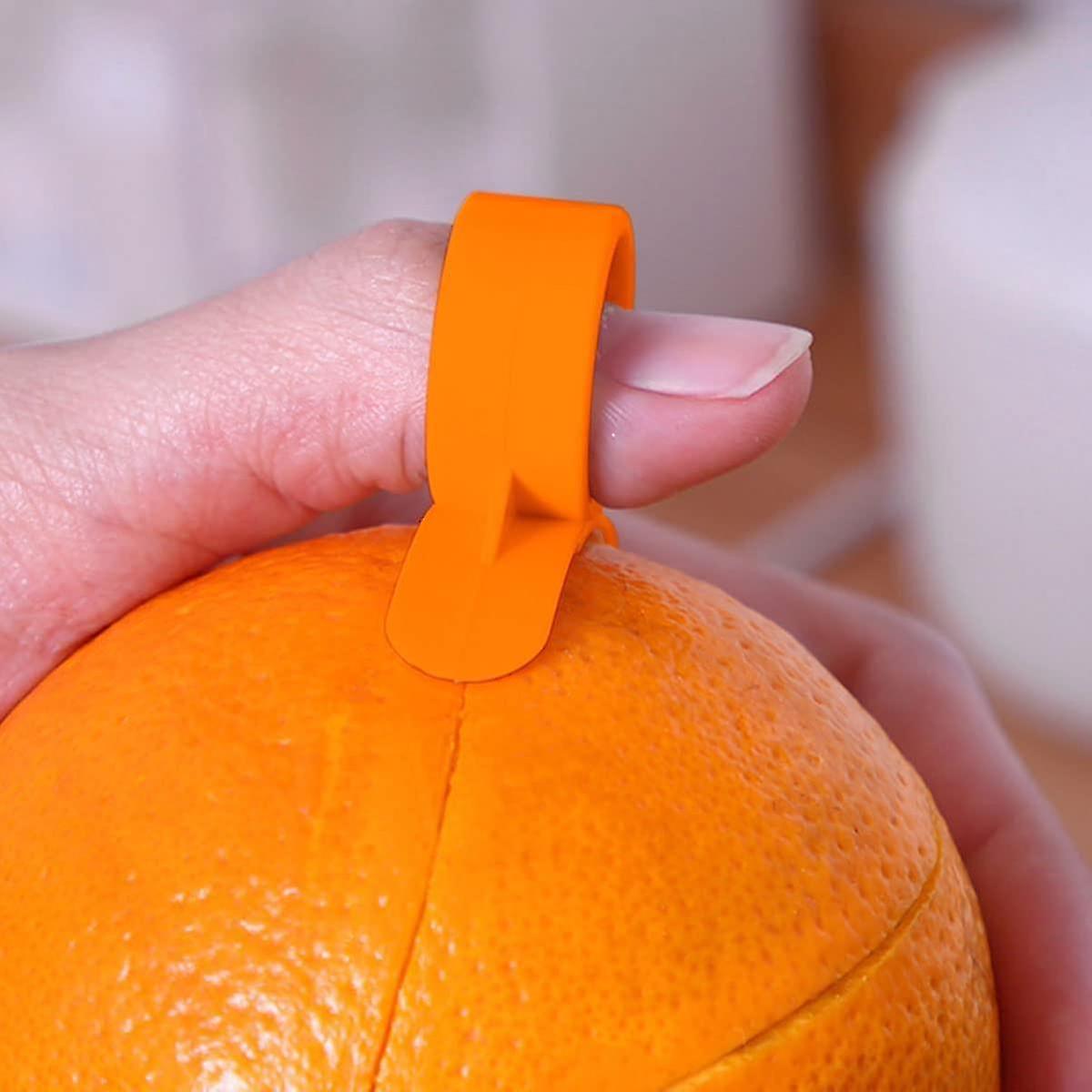 2 Pcs Orange Peeler (random Color)