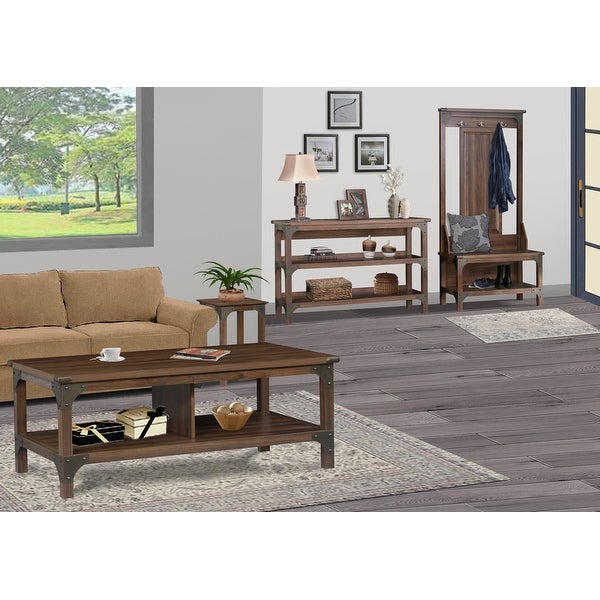 Saint Birch Hanson Walnut Coffee Table with 1-drawer