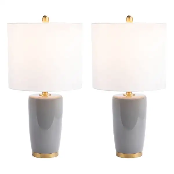 SAFAVIEH Lighting Lonen 25-inch Ceramic LED Table Lamp (Set of 2) - 13