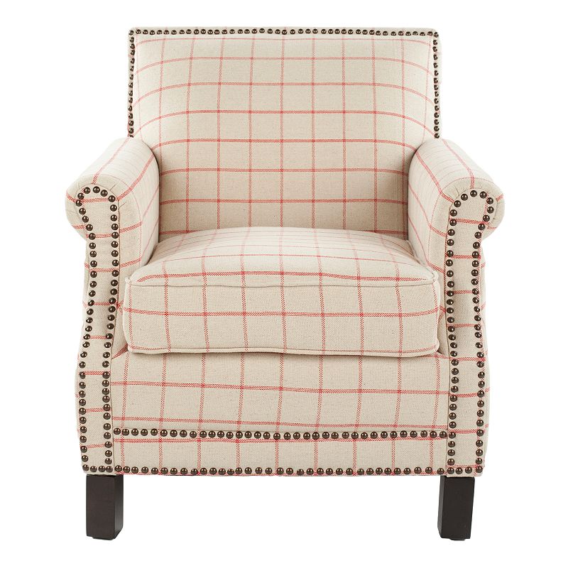 Safavieh Easton Club Plaid Chair