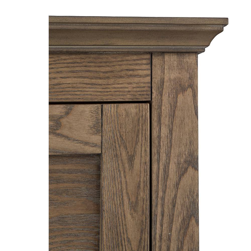 Home Decorators Collection Stanhope 22 in. W x 30 in. H Wall Cabinet in Reclaimed Oak SNOW2230