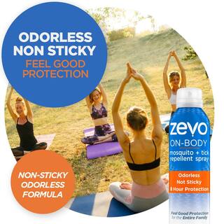 ZEVO On-Body 6 oz. Mosquito and Tick Insect Repellant Aerosol Spray 081813501765