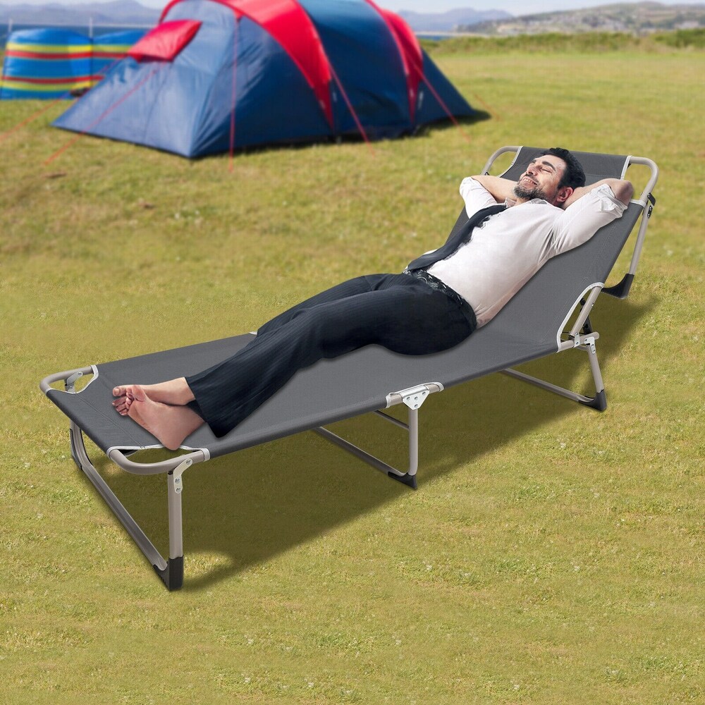 Folding Camping Cot Outdoor Lounge Chair