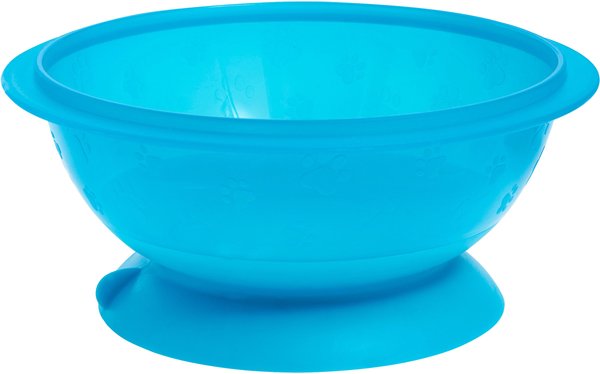 Frisco Plastic Suction Bowl， Blue