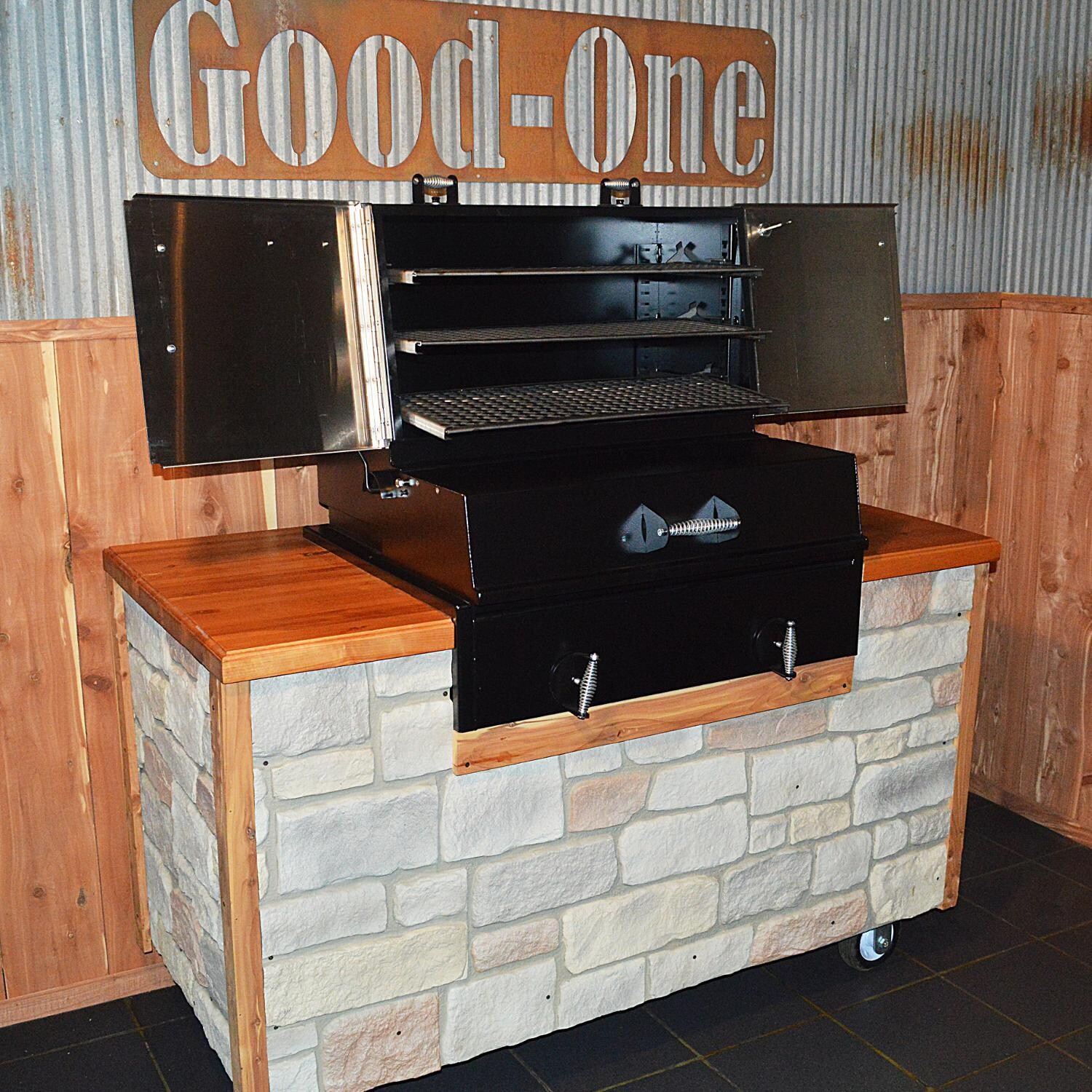 The Good-One Heritage Oven Gen III 32-Inch Built-In Charcoal Smoker