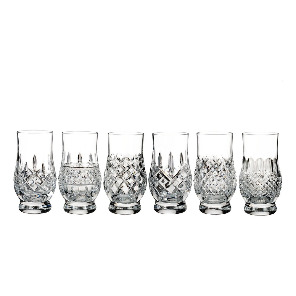 Waterford Connoisseur Lismore Heritage Tasting Tumbler Footed 5.7 Oz Set/6