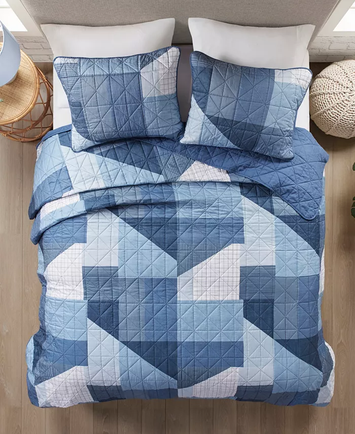 Intelligent Design Skyler Patchwork 2-Pc. Quilt Set， Twin Twin XL