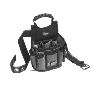 BUCKET BOSS Sparky 9 in. Utility Tool Bag Pouch with Adjustable Tool Belt 55300