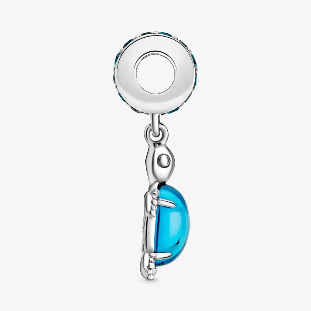 PANDORA  Murano Glass Sea Turtle Dangle Charm