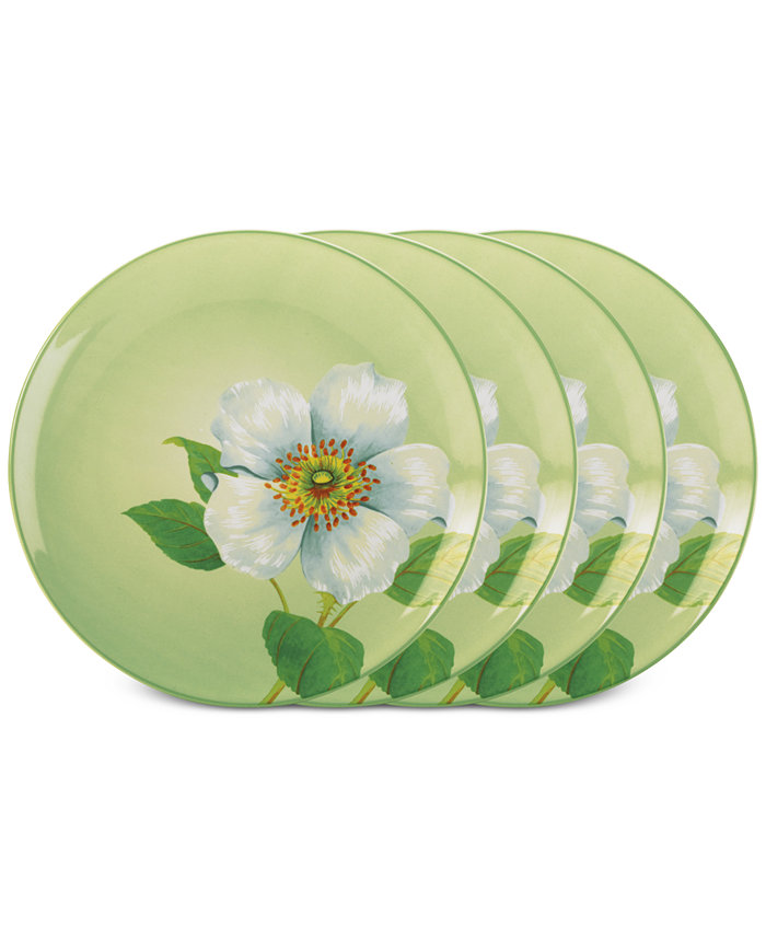 Noritake Colorwave Floral Accent Plates Set of 4