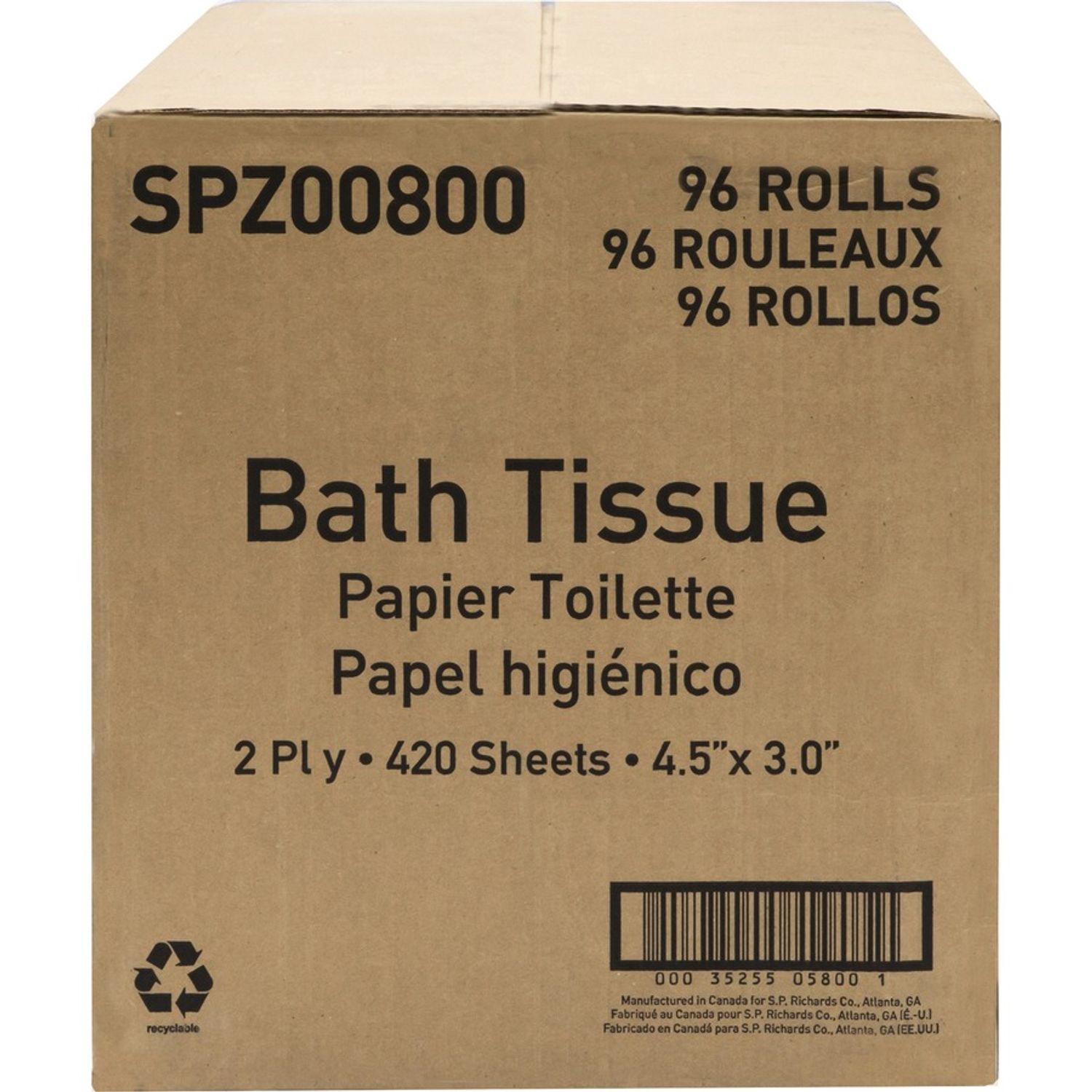 2-ply Bath Tissue by Special Buy SPZ00800