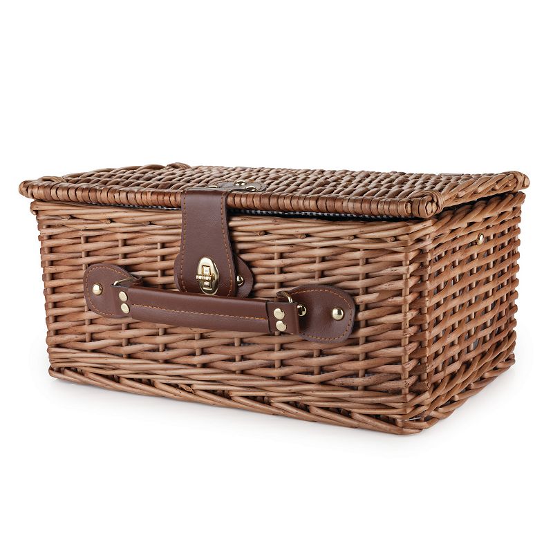 Newport Wicker Picnic Basket by Twine