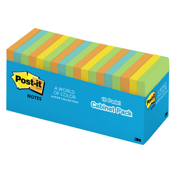 3M MMM65418BRCP Post It Notes In Cabinet Packs 3X3...