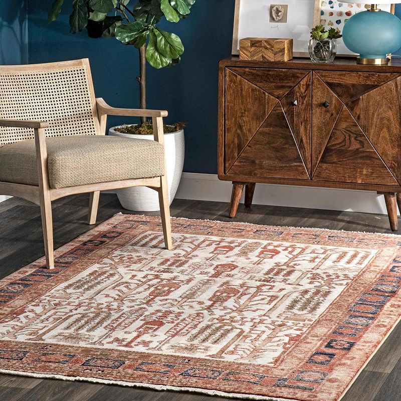 nuLOOM Belen Southwestern Fringe Area Rug