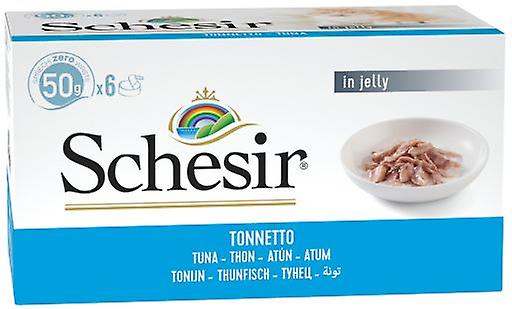 Schesir Tuna Multipack 6pcs. (Cats ， Cat Food ， Wet Food)