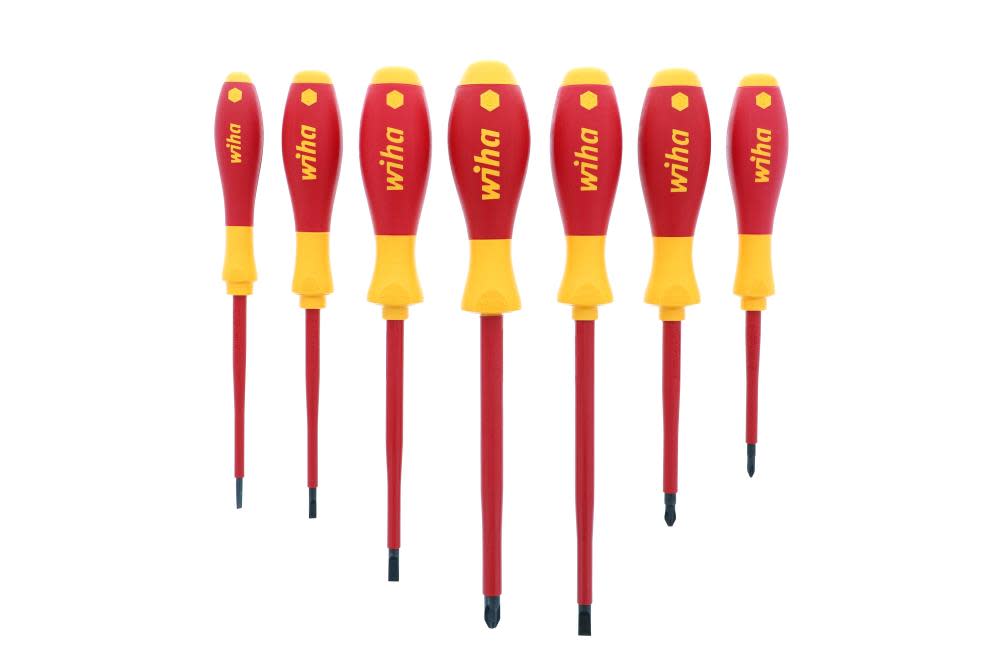 7 Piece Insulated SoftFinish Screwdriver Set ;