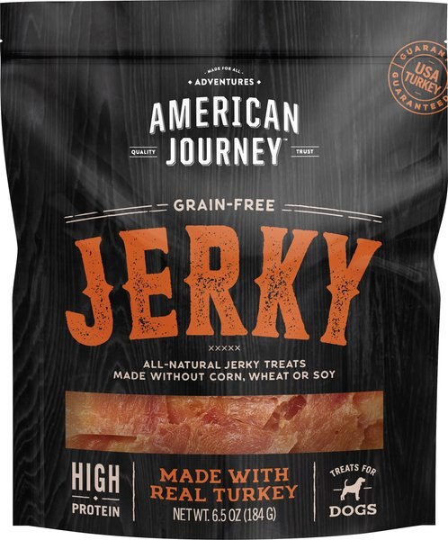 American Journey Turkey Jerky Grain-Free Dog Treats