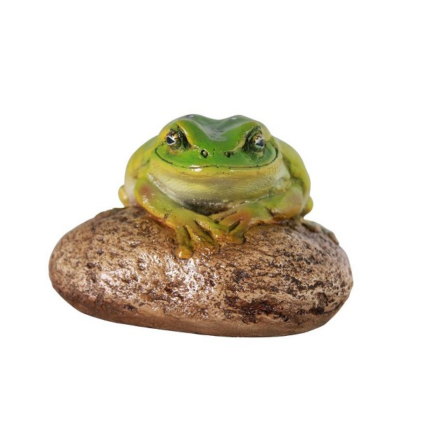 Design Toscano Toad On Rock Statue