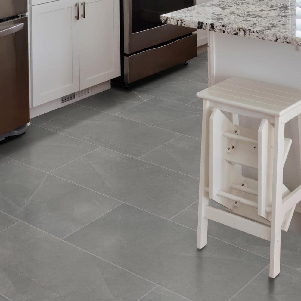 MSI Madison Celeste 11.56 in. x 23.87 in. Polished Porcelain Stone Look Floor and Wall Tile (16 sq. ft.Case) NHDMADCEL1224P