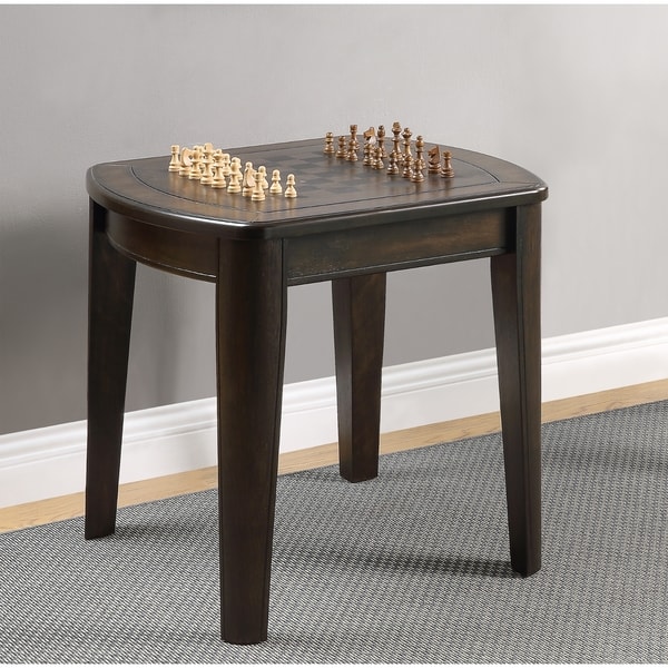 Darlington Game End Table with Chessboard by Greyson Living