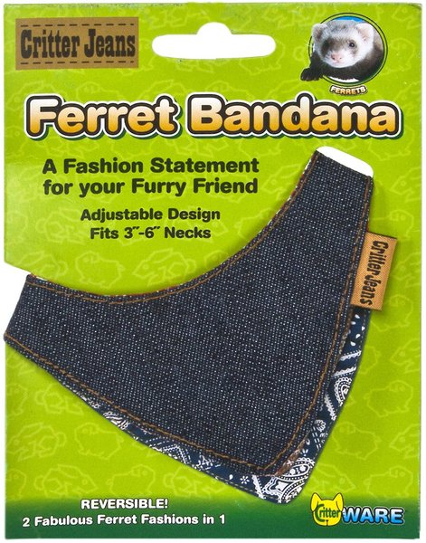 Ware Critter Jeans Reversible Ferret Bandana