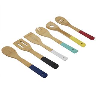 Home Basics Bamboo Kitchen Utensil Set (Set of 6) BT44468