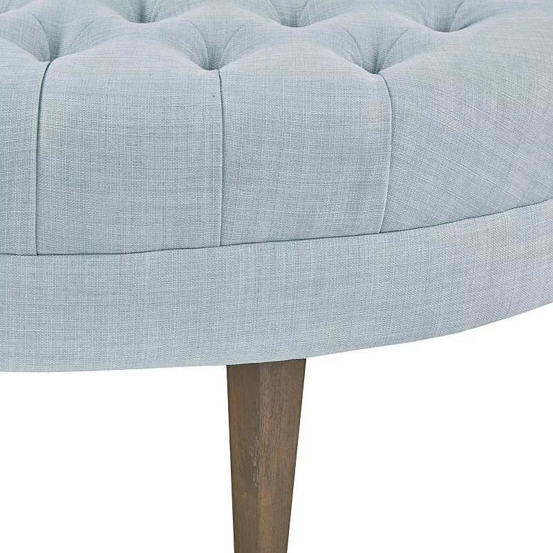 Madison Park Chase Surfboard Tufted Ottoman