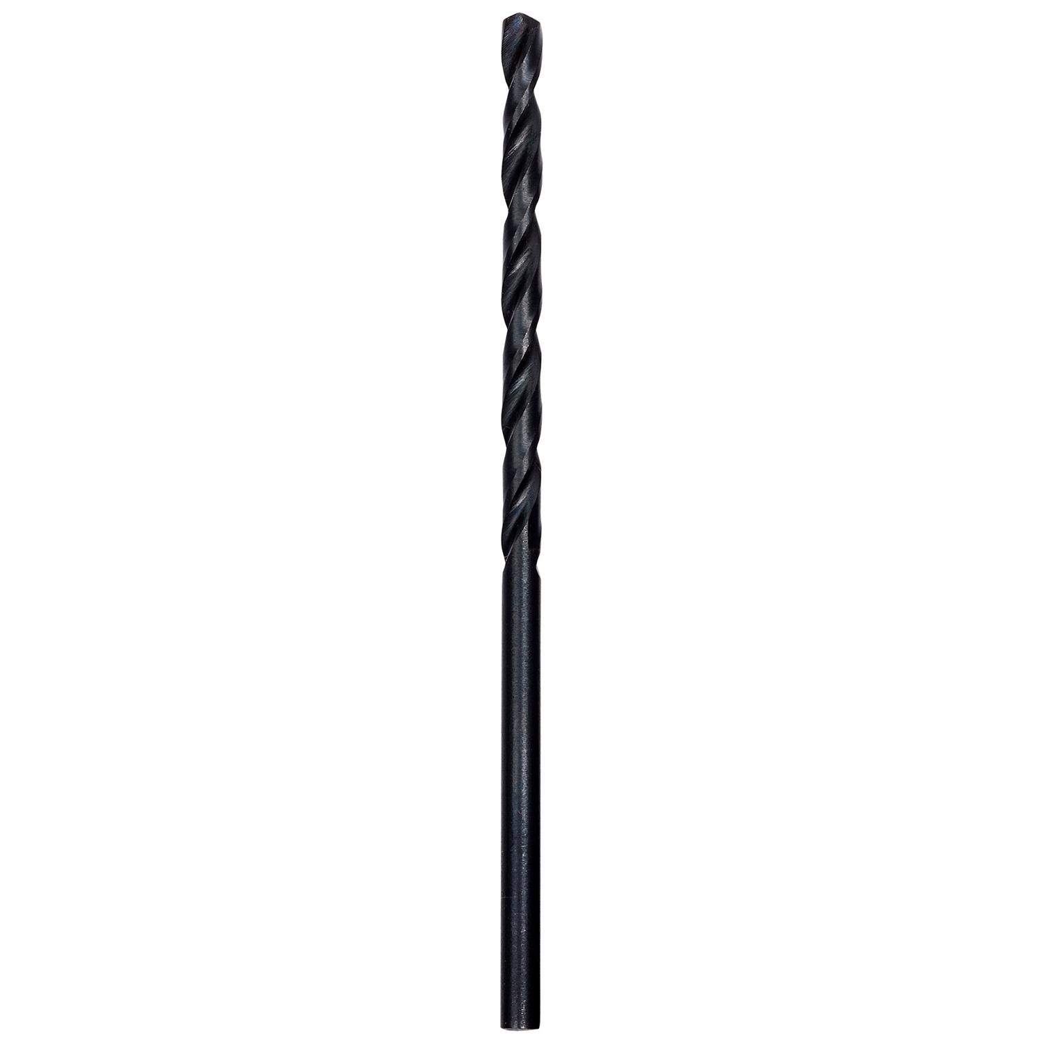 MW Thunderbolt 7/64 in. X 2-5/8 in. L Black Oxide Drill Bit 2 pk