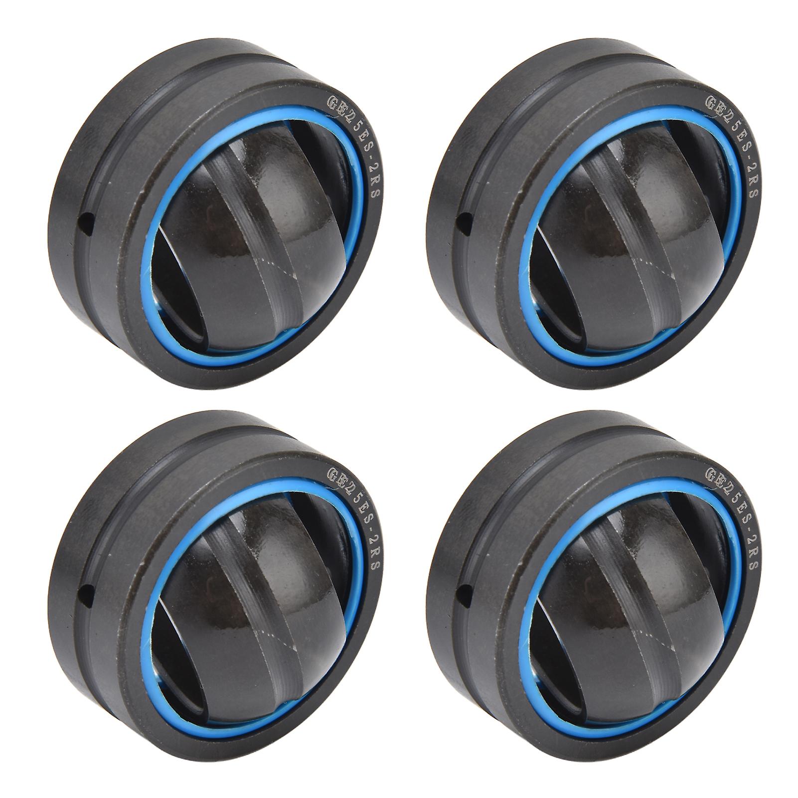 4pcs Spherical Bearing Plain Radial Deep Grooved Ball Accessory Set Kit For Equipmentge25es-2rs