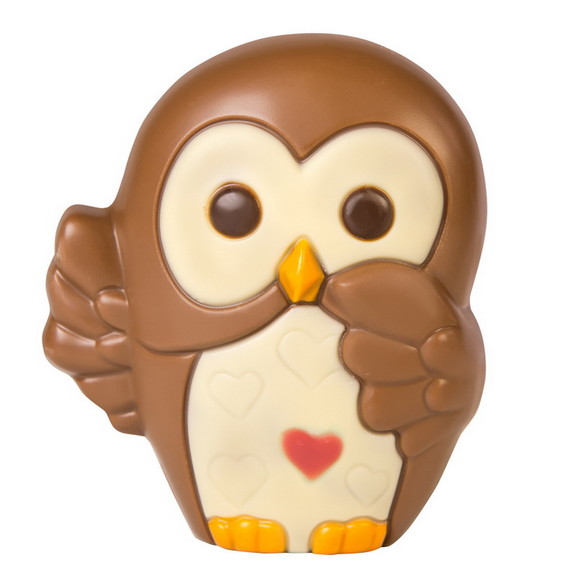 Chocolate World HB8076 Chocolate mould owl Paulin...