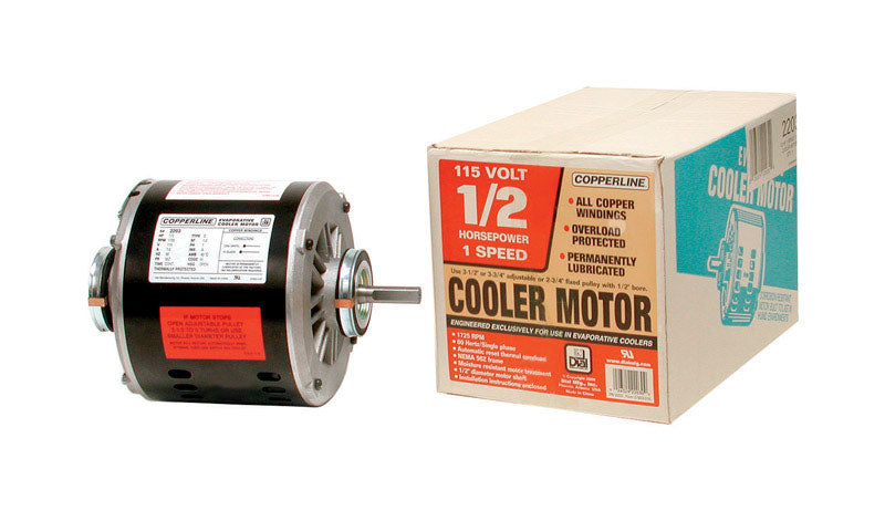 COOLER MOTOR 1/2HP 1SPD