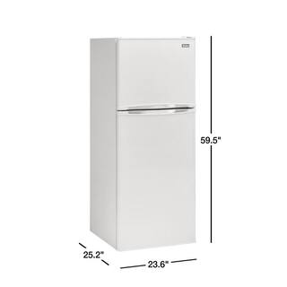 Haier 9.8 cu. ft. Top Freezer Refrigerator in White HA10TG21SW