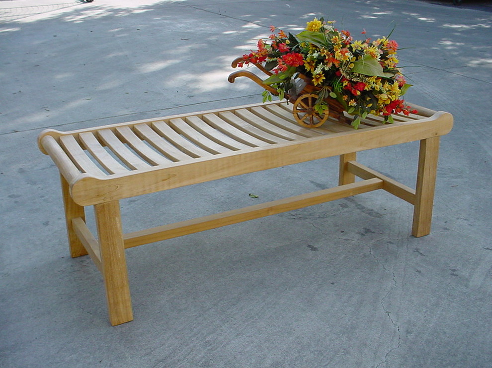 Cambridge 2 Seater Backless Bench   Transitional   Outdoor Benches   by Tuff Hut  Houzz