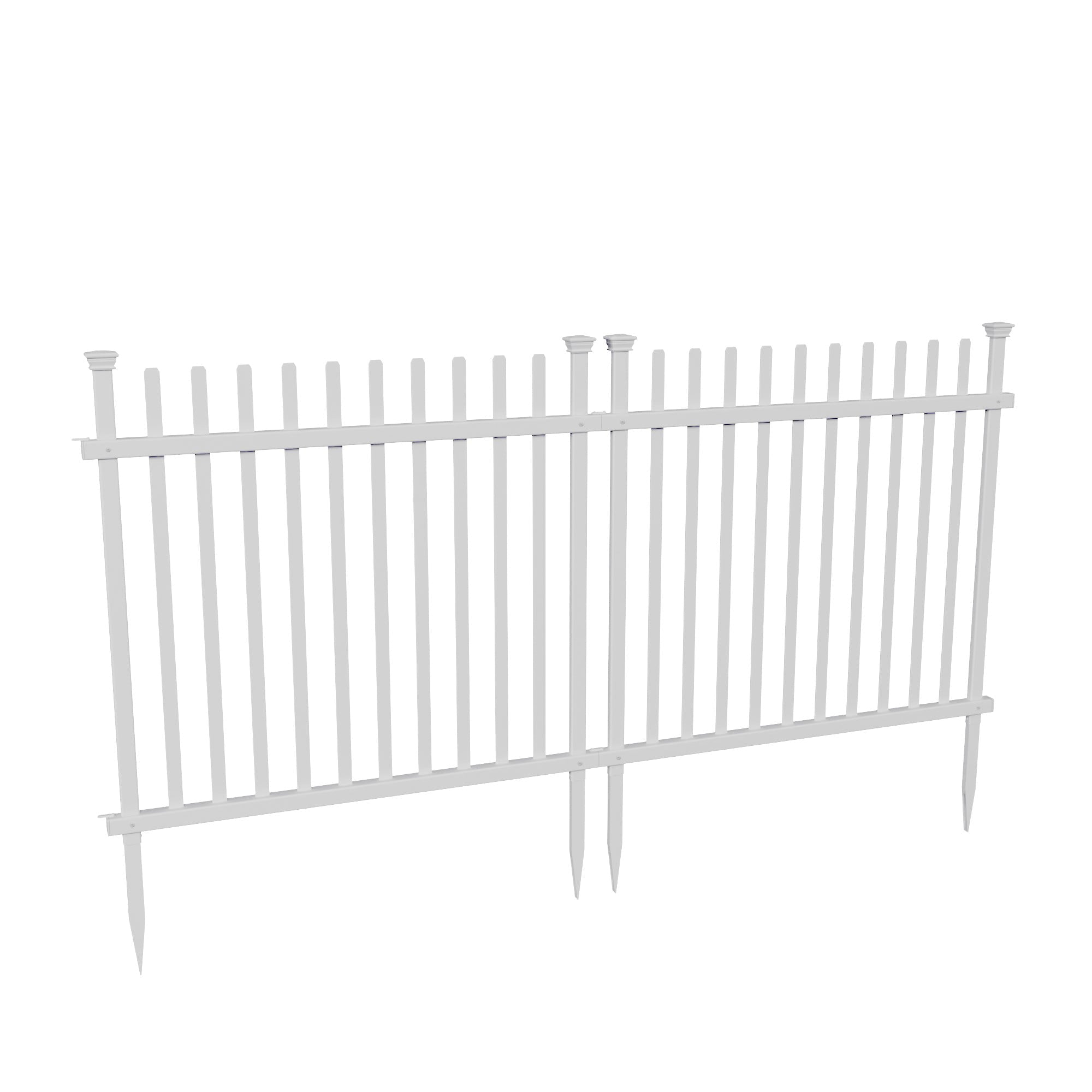 Zippity Outdoor Products Burbank Vinyl Picket Fence (2-Pack)