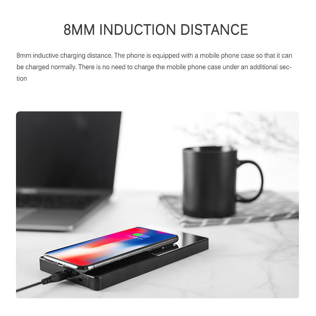 Wireless Charger 8mm/0.31inch Intelligent Mirror Charger Pads Chargers Mug Pad Constant Heating Charger Home Tea