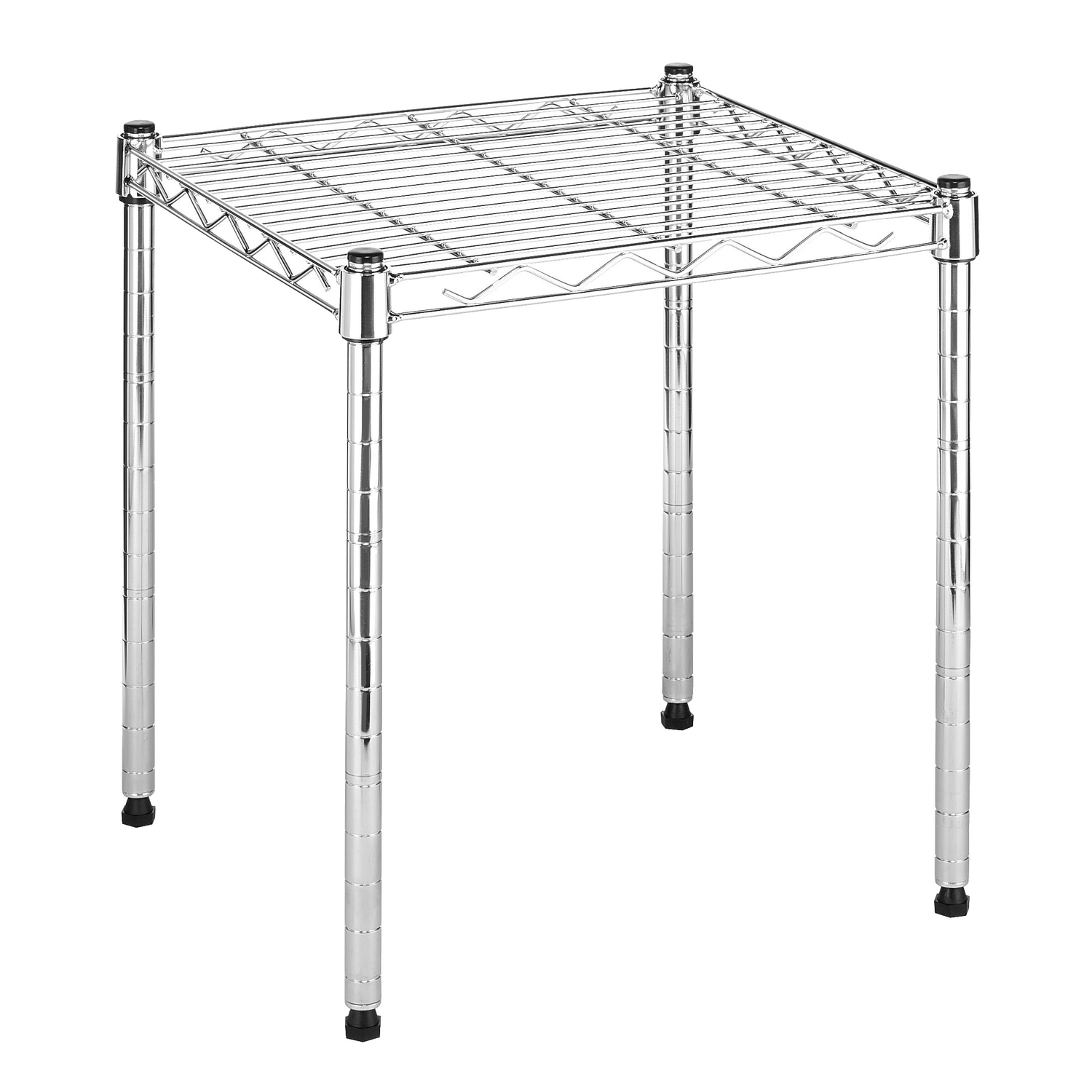 Whitmor 15 in. H X 15 in. W X 14 in. L Silver Stackable Shelf